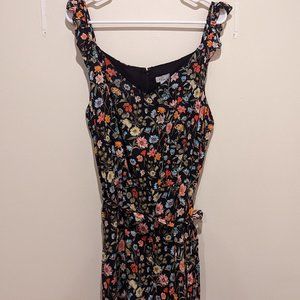 (0331) Wide Leg Crop Jumpsuit